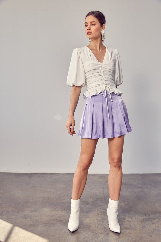 A Line Mini Skort - KOKOTETE