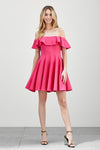 A Line Ruffle Dress - KOKOTETE