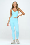 Activewear Set Top and Leggings - KOKOTETE