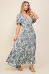 Arya Flora Maxi Dress - KOKOTETE