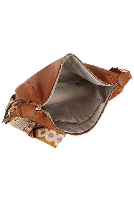 Aztec Guitar Strap Hobo Crossbody Bag - KOKOTETE