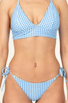 Big Talk Two-Piece Gingham Bikini Set - KOKOTETE