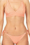 Big Talk Two-Piece Gingham Bikini Set - KOKOTETE