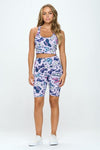 Butterfly print activewear set - KOKOTETE