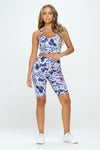 Butterfly print activewear set - KOKOTETE