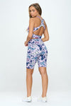 Butterfly print activewear set - KOKOTETE