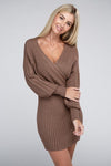 Cable Knit Sweater Dress - KOKOTETE