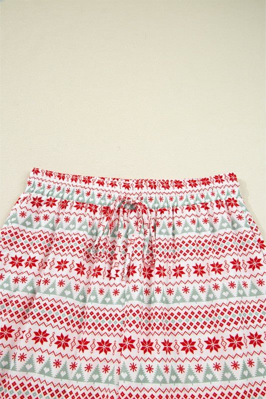 Christmas Shirt and Pants Pajama Set - KOKOTETE