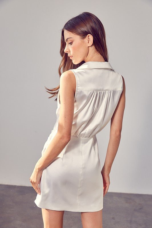 Collar Wrap Dress - KOKOTETE