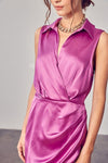 Collar Wrap Dress - KOKOTETE
