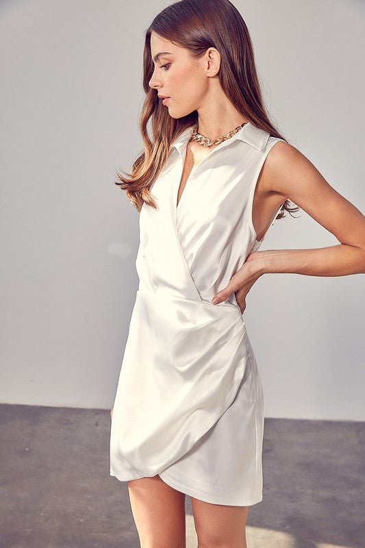 Collar Wrap Dress - KOKOTETE