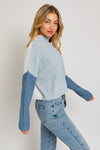 Color Block Oversize Sweater - KOKOTETE