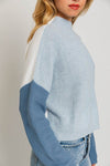 Color Block Oversize Sweater - KOKOTETE