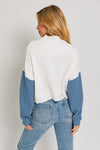 Color Block Oversize Sweater - KOKOTETE