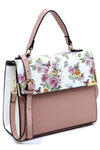 Colorblock Top Handle Satchel - KOKOTETE