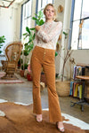 CORDUROY FLARE PANTS JJB5029P - KOKOTETE