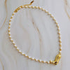 Cowgirl Boot Pearl Chain Necklace - KOKOTETE
