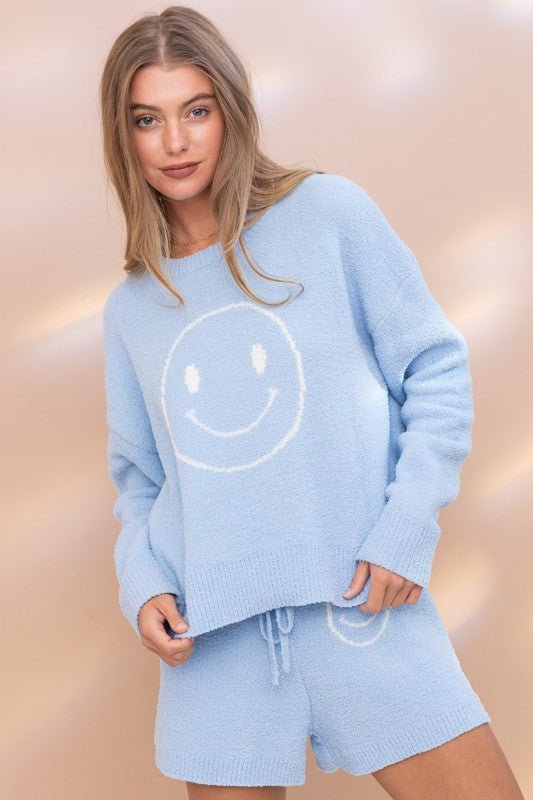 Cozy Soft Top with Shorts Set - KOKOTETE