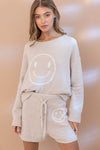 Cozy Soft Top with Shorts Set - KOKOTETE