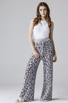 Cozy Warm Soft Leopard Fuzzy Lounge Pants - KOKOTETE