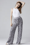 Cozy Warm Soft Leopard Fuzzy Lounge Pants - KOKOTETE