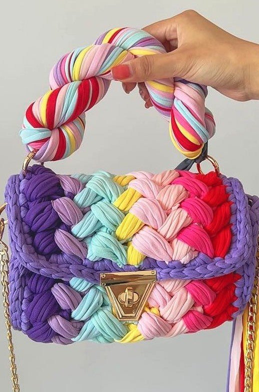 Crochet mini hand bag - KOKOTETE