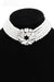 Crystal Pearl Choker Statement Necklace - KOKOTETE