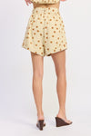 CUFFED HEM BELTED SHORTS - KOKOTETE