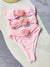 Cutout one piece rose swimsuit - KOKOTETE