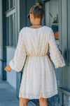 Dotted long sleeve dress - KOKOTETE
