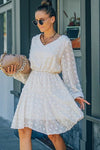 Dotted long sleeve dress - KOKOTETE