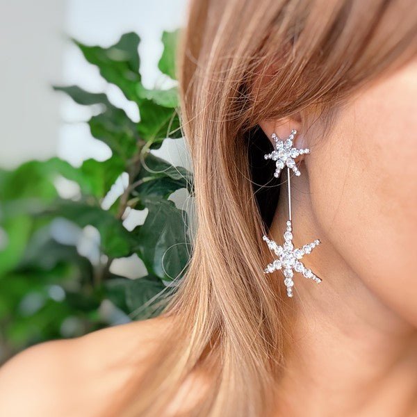 Double Starburst Statement Earrings - KOKOTETE