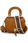 Fashion Flap Saddle Satchel Crossbody Bag - KOKOTETE