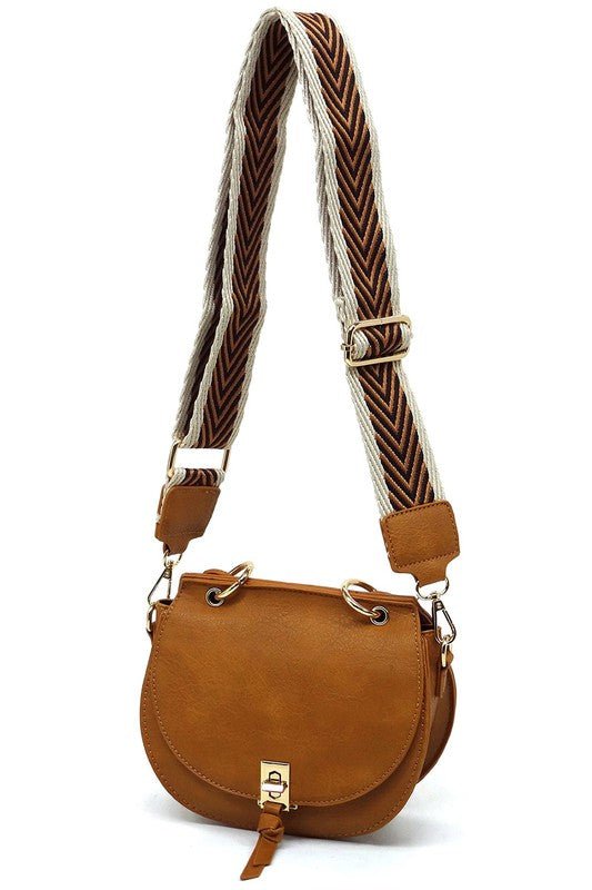 Fashion Flap Saddle Satchel Crossbody Bag - KOKOTETE