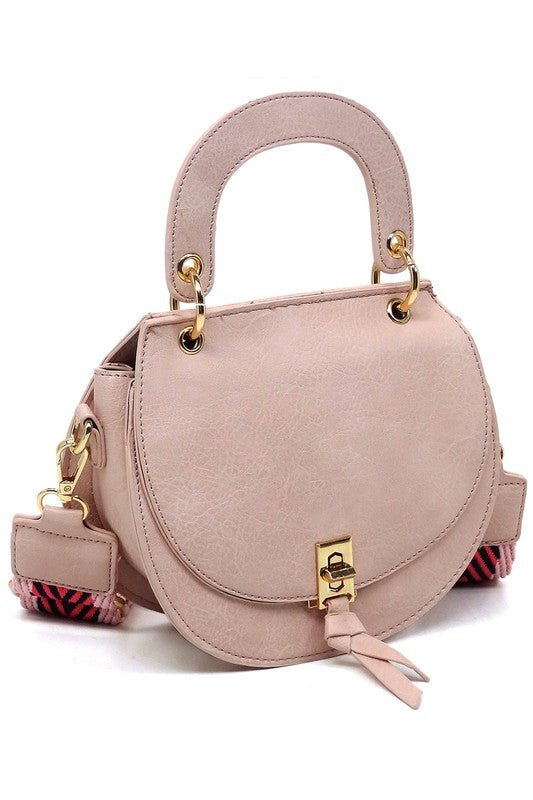 Fashion Flap Saddle Satchel Crossbody Bag - KOKOTETE