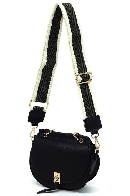 Fashion Flap Saddle Satchel Crossbody Bag - KOKOTETE