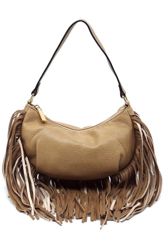 Fashion Fringe Shoulder Bag Hobo - KOKOTETE