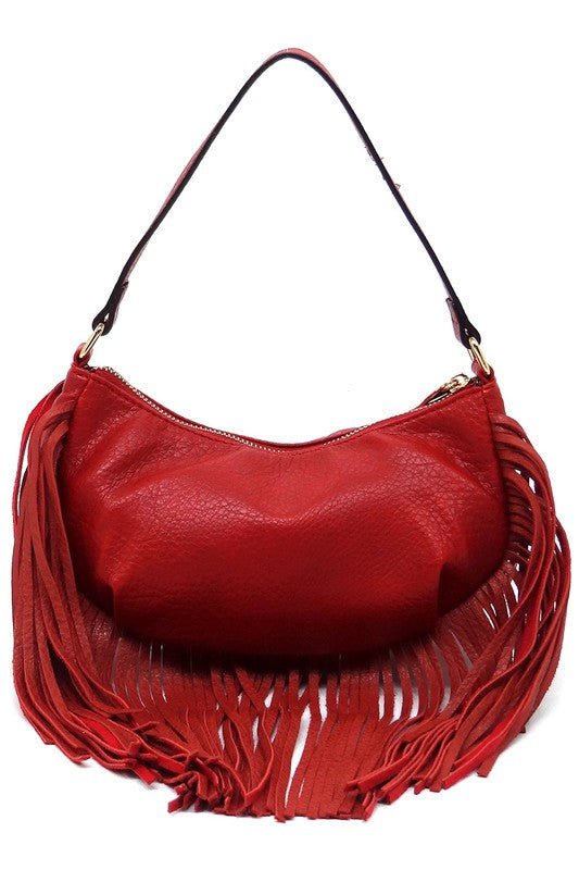 Fashion Fringe Shoulder Bag Hobo - KOKOTETE