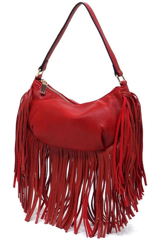 Fashion Fringe Shoulder Bag Hobo - KOKOTETE