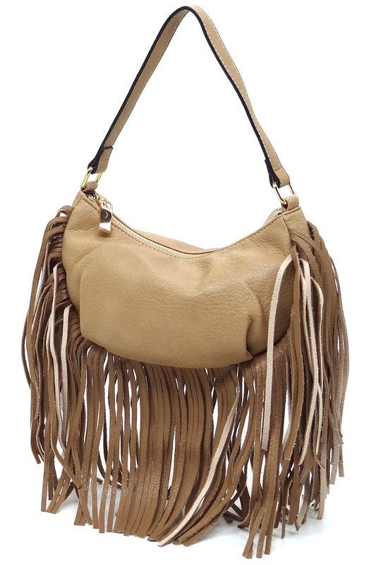 Fashion Fringe Shoulder Bag Hobo - KOKOTETE