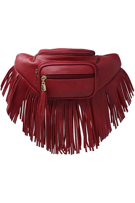 Fashion Fringe Tassel Fanny Pack Waist Bag - KOKOTETE