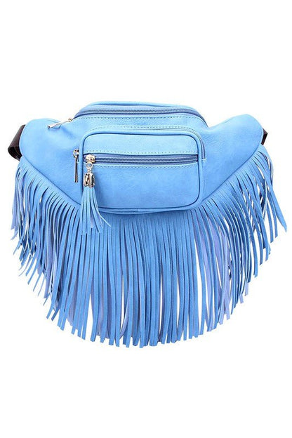 Fashion Fringe Tassel Fanny Pack Waist Bag - KOKOTETE