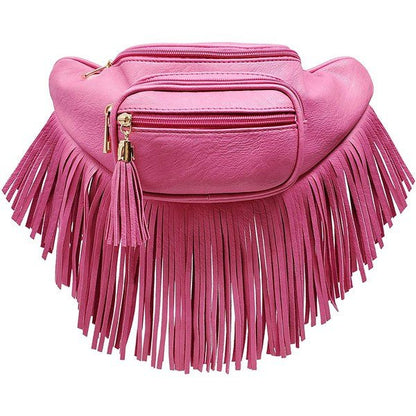 Fashion Fringe Tassel Fanny Pack Waist Bag - KOKOTETE