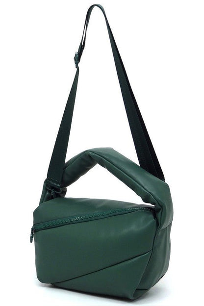 Fashion Puffy Tote Crossbody Bag - KOKOTETE