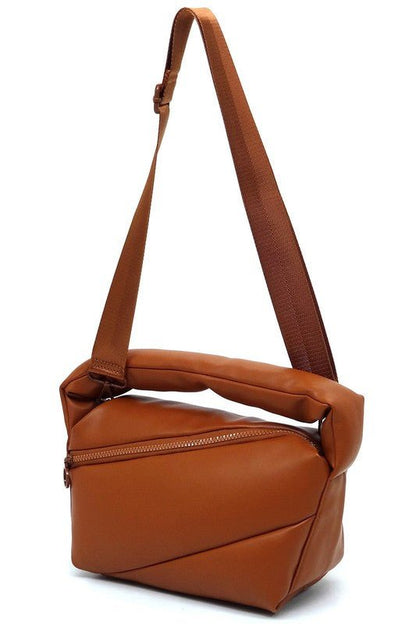 Fashion Puffy Tote Crossbody Bag - KOKOTETE