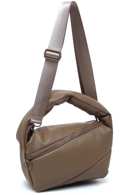 Fashion Puffy Tote Crossbody Bag - KOKOTETE