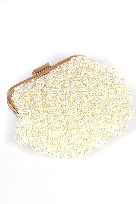 Faux Pearl Iconic Clutch Bag - KOKOTETE