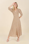 Fit and Flare floral maxi dress - KOKOTETE