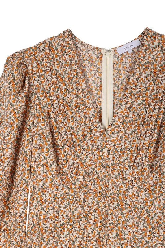 Fit and Flare floral maxi dress - KOKOTETE