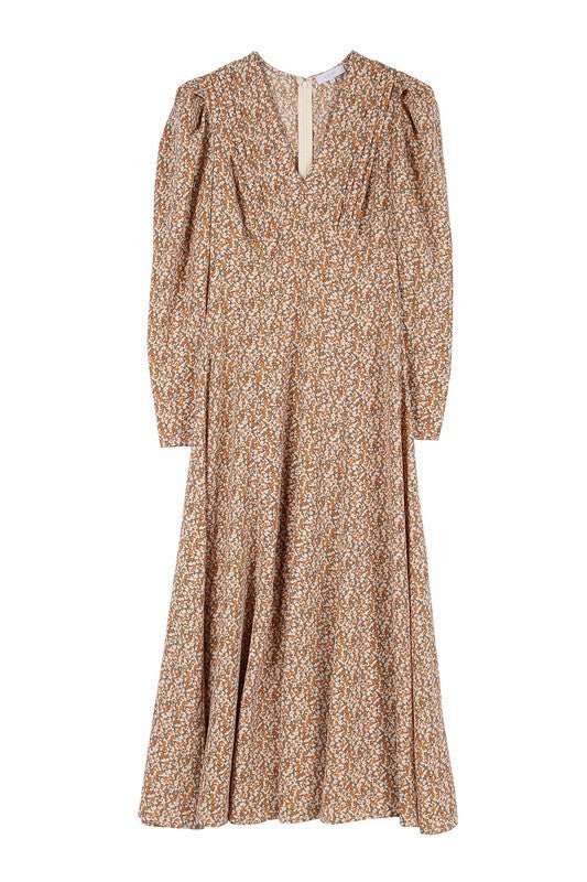 Fit and Flare floral maxi dress - KOKOTETE